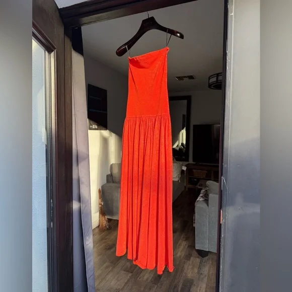 ZIMMERMANN Tranquility pleated strapless maxi dress - Picture 5 of 10